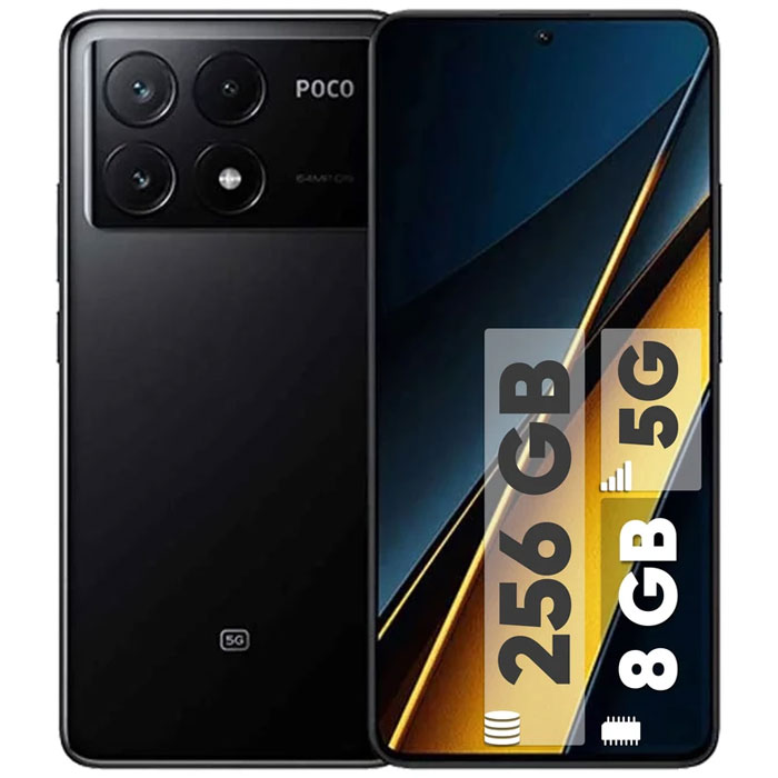 Xiaomi Poco X6 Pro 5G Dual SIM 256GB And 8GB RAM Mobile Phone گوشی-موبایل-شیائومی-مدل-Poco-X6-Pro-5G-دو-سیم-کارت-ظرفیت-256-گیگابایت-و-رم-8-گیگابایت