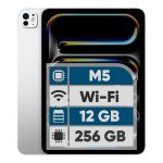 تبلت ۱۱ اینچ اپل مدل IPad Pro 2025 M5 Wi-Fi ظرفیت 256 گیگابایت و رم 12 گیگابایت، رزولوشن دوربین 12 مگاپیکسل، پشتیبانی از قلم و کیبورد - رنگ نقره ای
